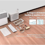 Midea Portasplit Réversible Climatiseur Mobile 12000 BTU